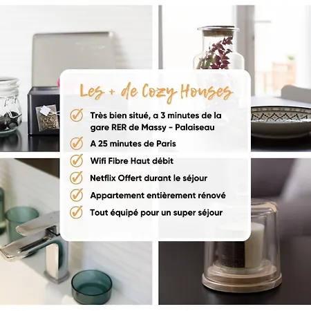 Cozy 4 Proche Gare - Cozy Apartment